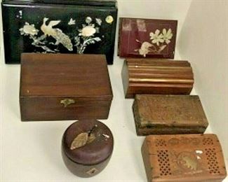 DG25: SEVEN boxes—all types, including lacquered 12-7 in https://www.ebay.com/itm/123960419110