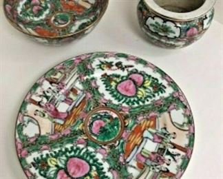 DG37: Group of three pieces of rose medallion LOCAL PICKUP https://www.ebay.com/itm/123960415561
