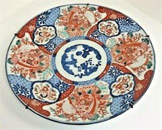 DG46: LARGE ANTIQUE IMARI charger plate, c. 1860 13.5 in LOCAL PICKUP https://www.ebay.com/itm/123960412441