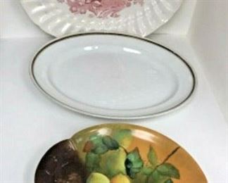 DG48: Three antique European large turkey platters- Doulton, Haviland, Burslem https://www.ebay.com/itm/123960411836