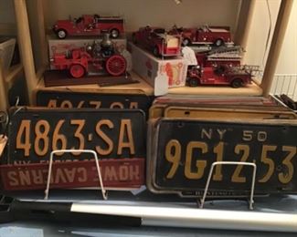 COLLECTION OF EARLY LICENSE PLATES
