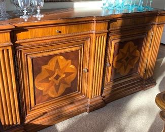 Ethan Allen gorgeous inlayed buffet server