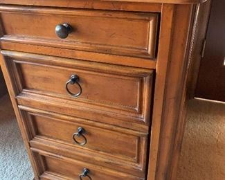 Desk by Sligh with leather accent top