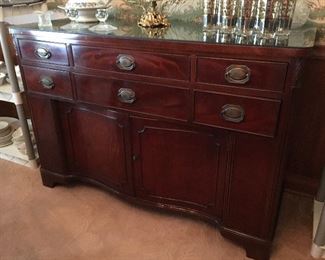 Solid mahogany buffet