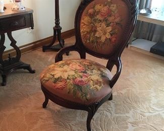 Vander Ley brothers Mahogany chairs hand carved