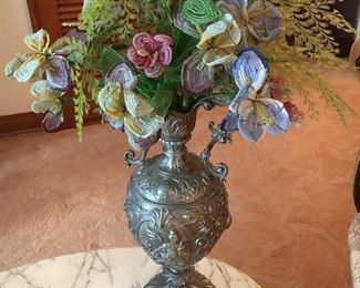 Pewter vase