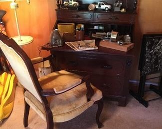 Mahogany secretary