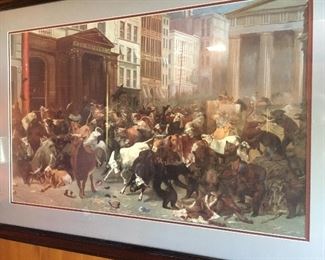 New York Stock Exchange lithograph