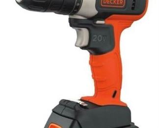 BLACK+DECKER 20-Volt MAX* Lithium Cordless Drill, BCD702C1