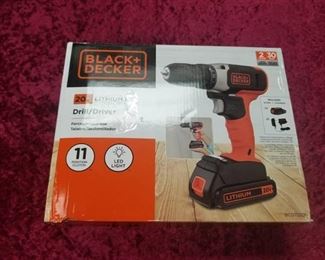 BLACK+DECKER 20-Volt MAX* Lithium Cordless Drill, BCD702C1
