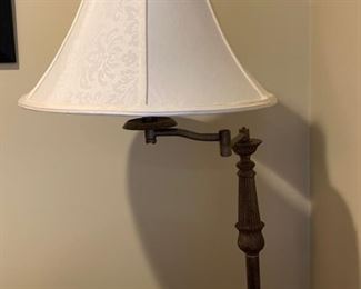 100. 59" Metal Adjustable Floor Lamp