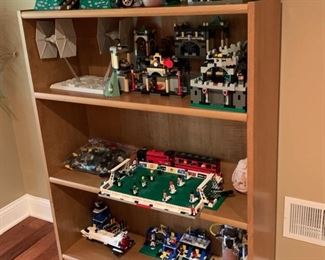 120. Bookcase (37" x 12" x 48")                                                  121. Assorted Lego Sets