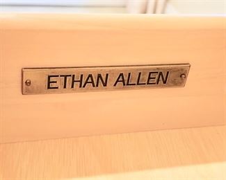 White Ethan Allen Desk & Chair