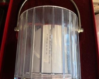 Baccarat Ice Bucket in Original Box