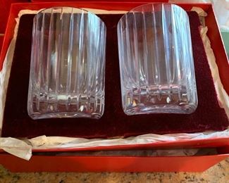 Baccarat Glasses in Original Box