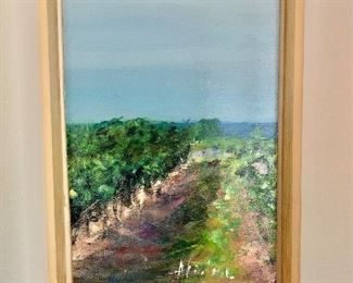 #41.  Sentier de vignes.  8" x 12"