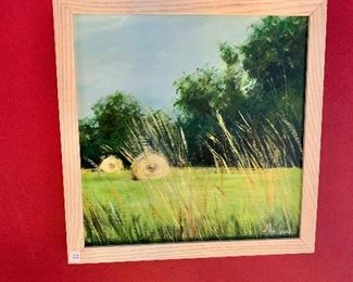 #22. Meules en Charente Maritime. 11" x 11"