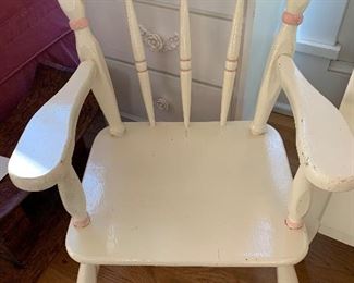 Child's painted chair