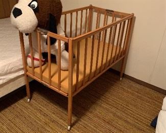 Small baby bed, big dog!
