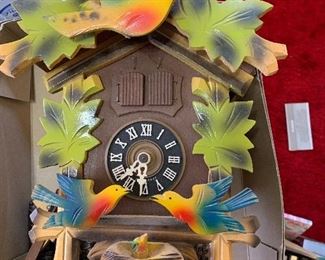 Cuckoo clock from Germany three weights top needs some repair