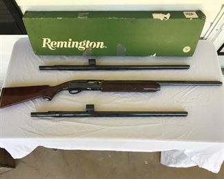 Remington 1100 12 Gauge w/ 2 extra barrels