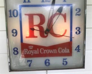 Vintage Working RC Cola Clock