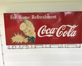 1940s Rare Coke Bag Rack