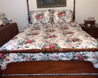 Double four poster bed 
