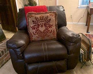 Bonded leather recliner, great condition