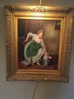 Beautiful oil painting signed by the artist