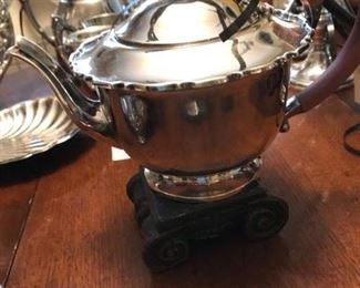 Beautiful small sterling silver tea pot
