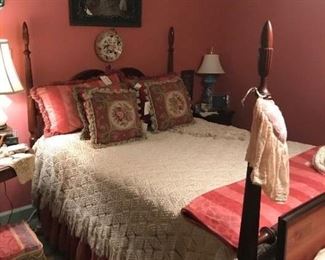 Beautiful mahogany poster bed