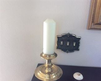 Brass candle holder