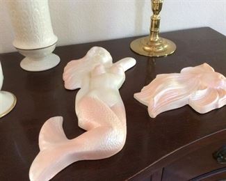 Mermaid vintage wall art