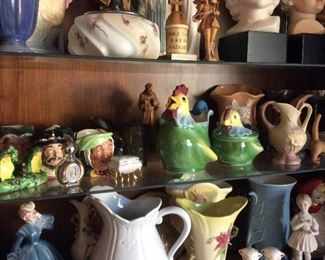 Collectibles and statuary, Toby jugs, vases