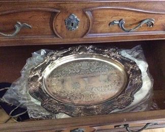 Silver plate trays