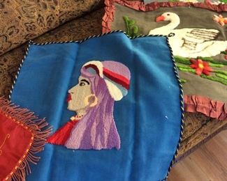 Hand made vintage pillow covers 
