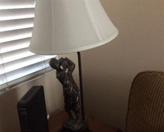 Golfer lamp