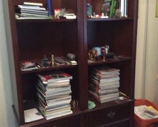 Double shelf unit-items on shelf not included 