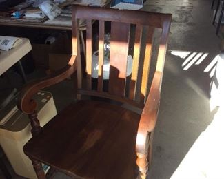 Wood chair
