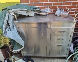 Stainless Steel Outdoor Kitchen Cart