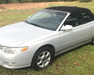 '00 Toyota Camry Solara SLE V6 convertible w/155k mls