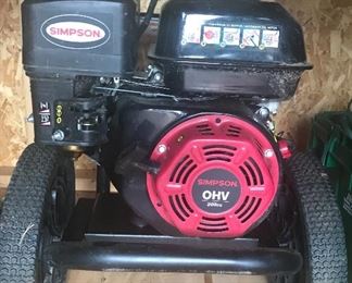 Simpson pressure washer