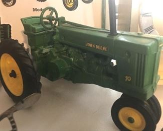 Miniature John Deere tractor