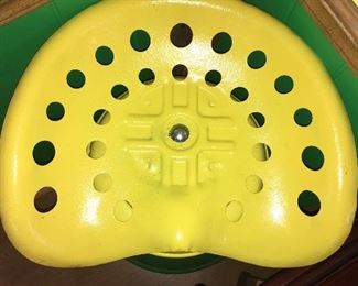 Alternate view of John Deere milk can