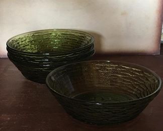 Vintage olive bowls