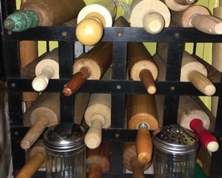 Collection of vintage rolling pins