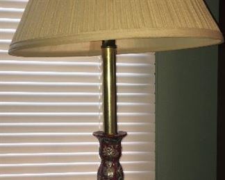 Cloisonne table lamp