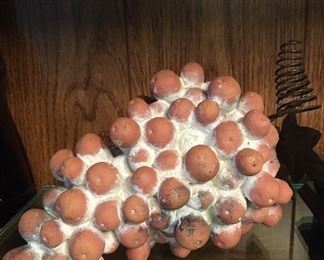 Terracotta grapes