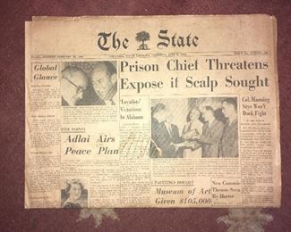 Vintage newspaper